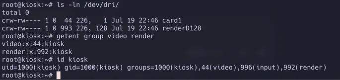 The whole bug in four lines of terminal output showing the host and container mismatch